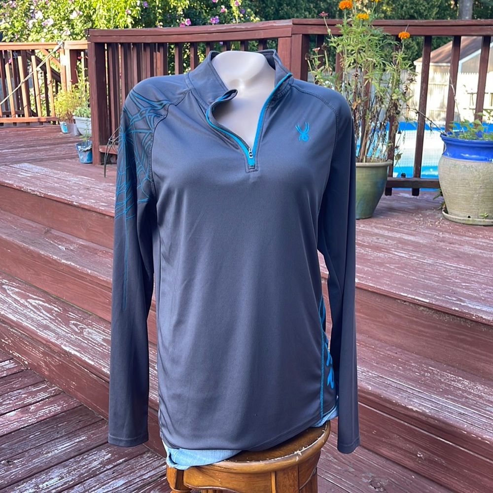 Spyder Size Med Women's/ Unisex Athletic l/s top